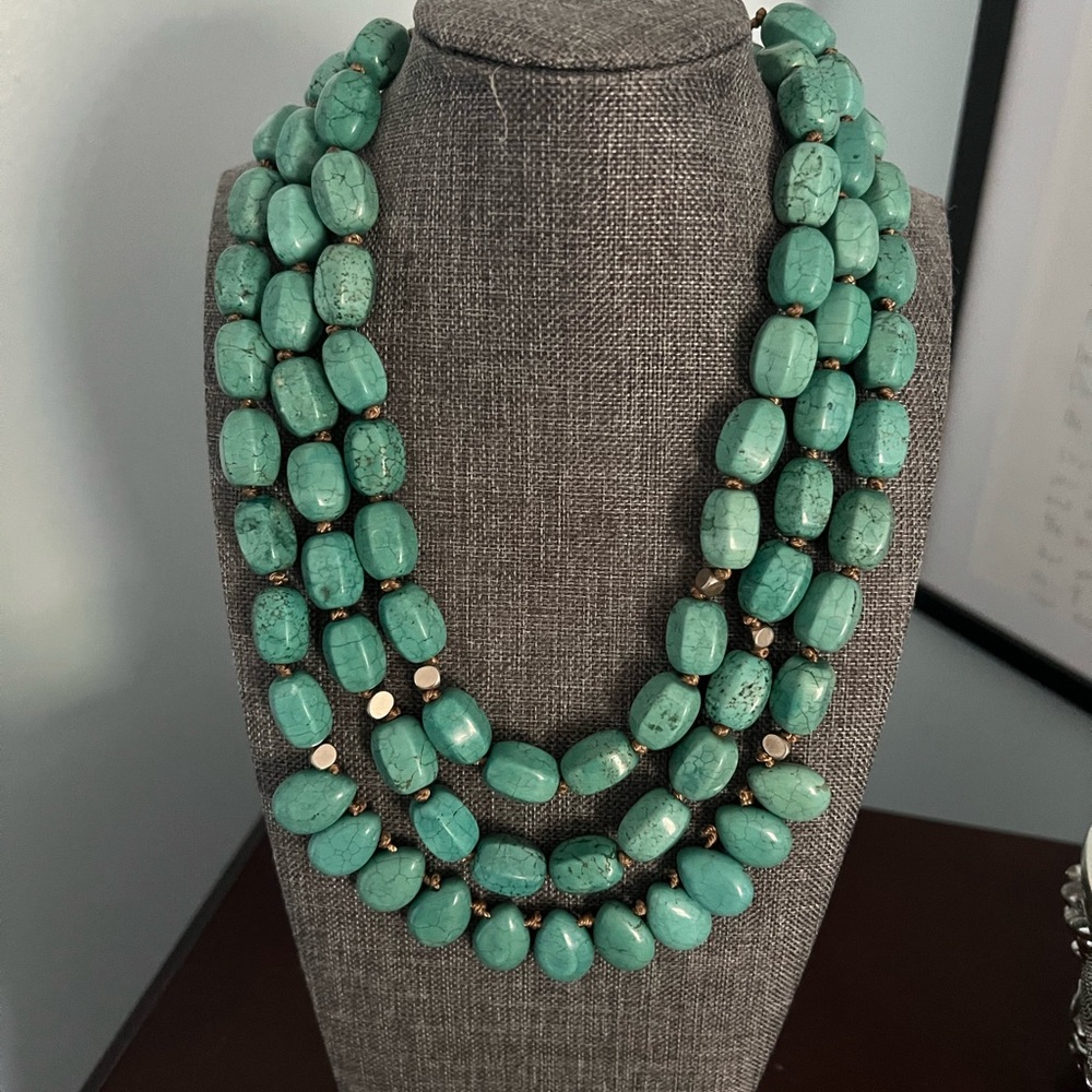 Silpada Turquoise Multi-Strand Necklace